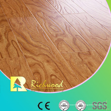 Piso laminado de borde encerado con relieve en relieve profesional ACF de 12.3 mm HDF AC3